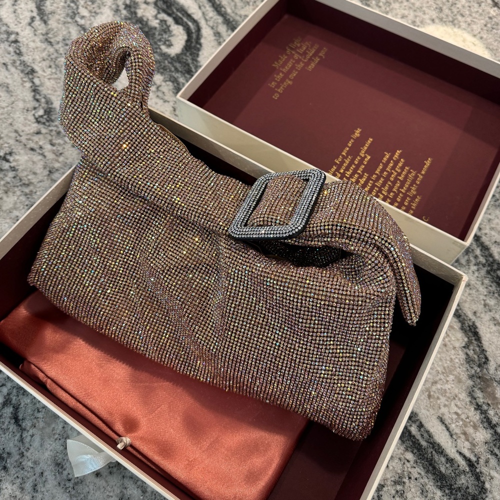 Benedetta Bruzziches Pina Bausch Crystal Mesh Shoulder Bag